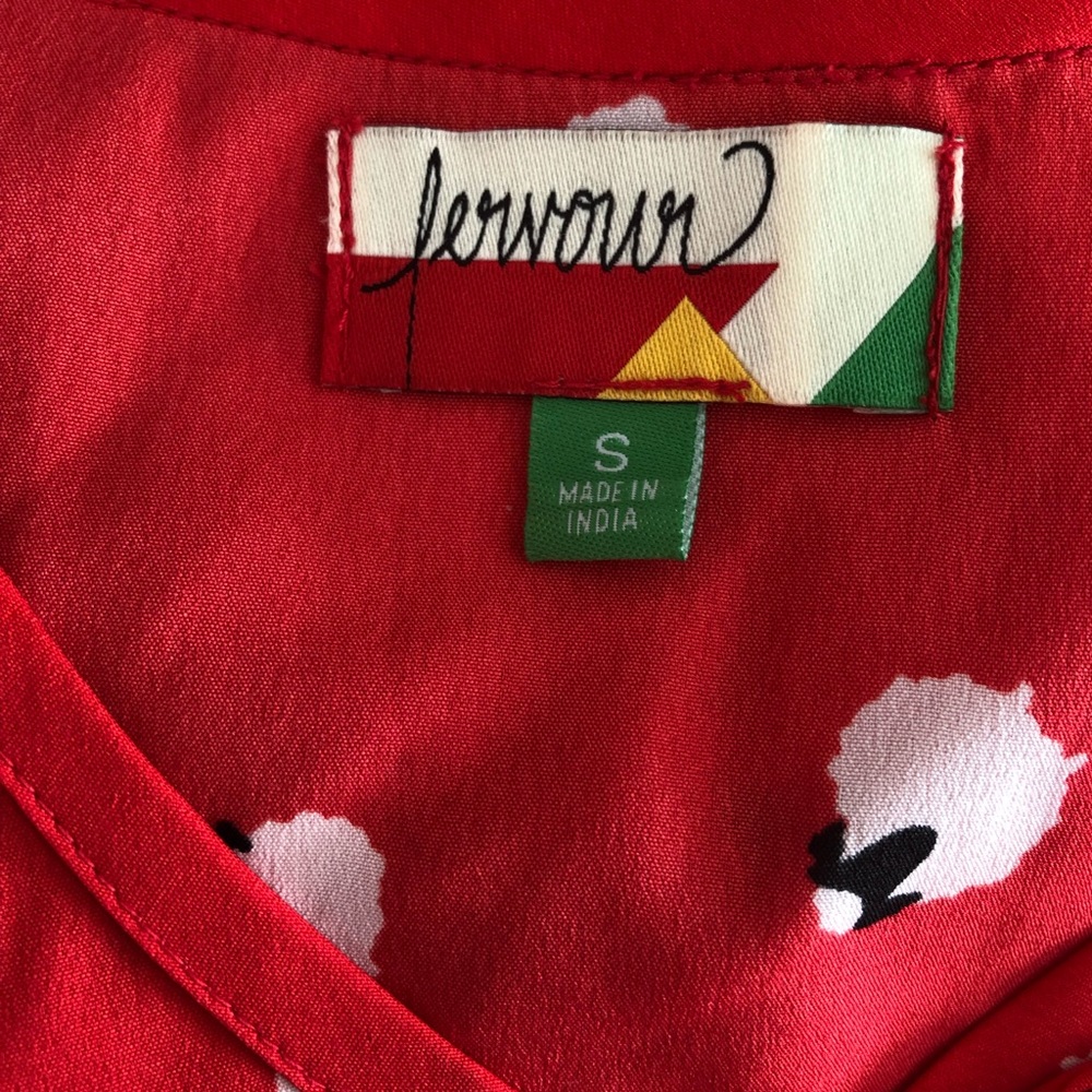 ModCloth Red sheep Printed Mini Dress - Picture 8 of 8